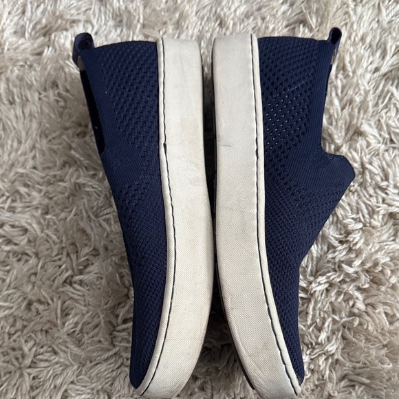 Born Solstice Slip-on Sneakers Women\'s Size 9 Navy it Knit Platform Shoes main image 6